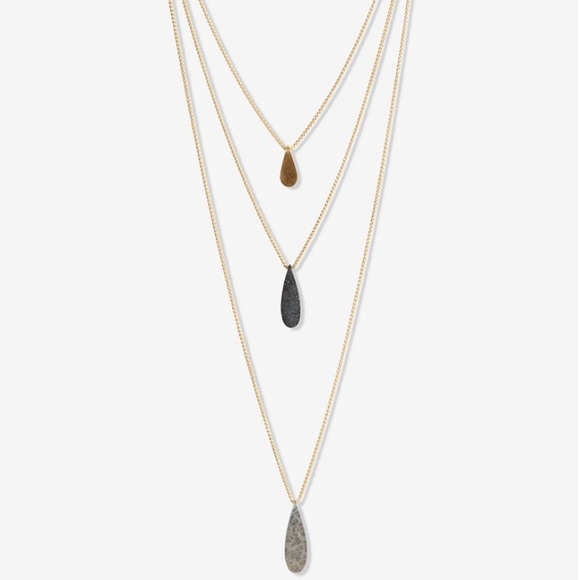 Lucky Brand Jewelry Lucky Brand Tritone Hammered Paddle Three